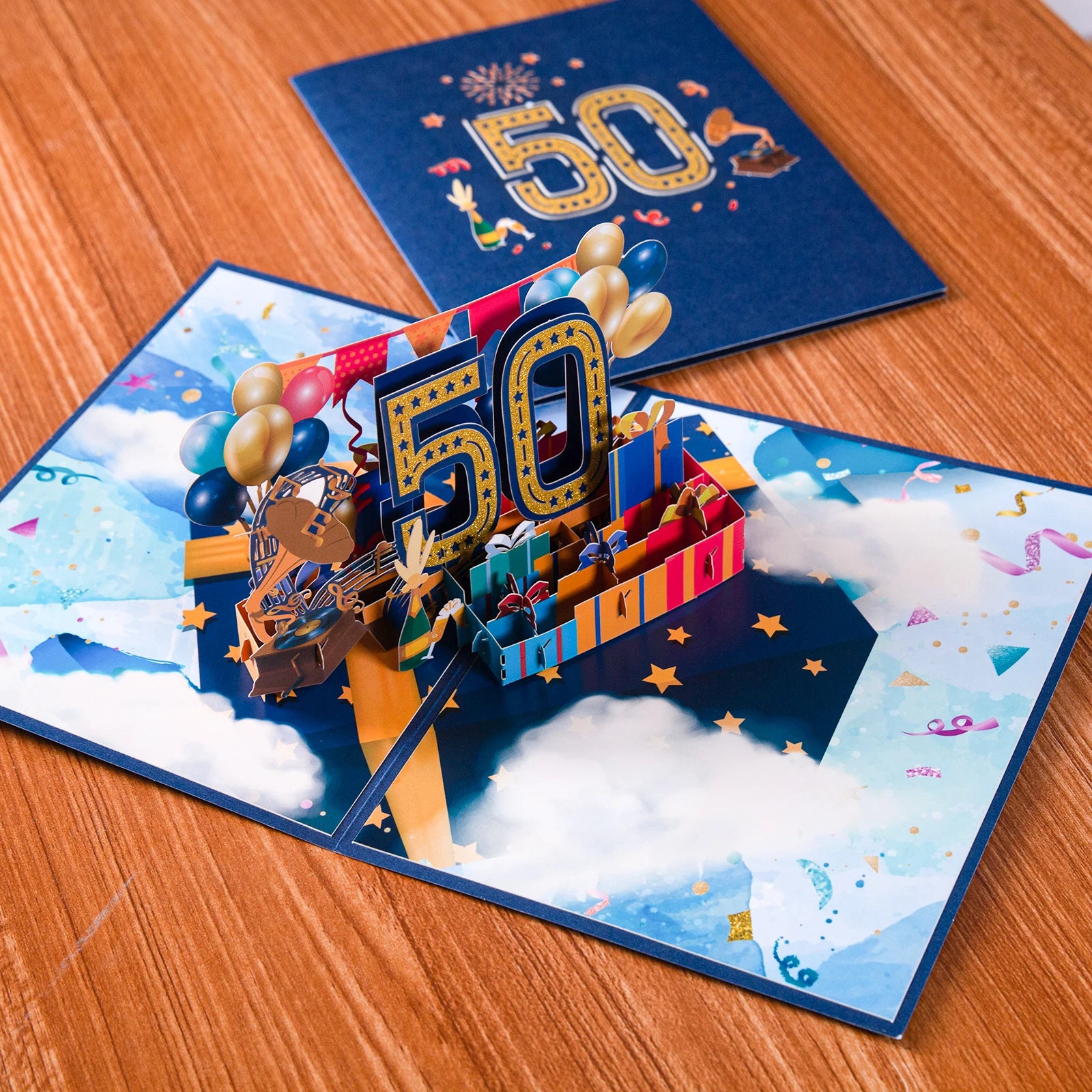 Anniversary & Birthday Pop-Up Number Card – 1st, 18th, 21st Celebration Greeting Card - Image 3