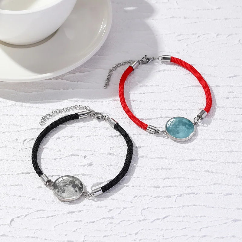2 PCS/Set Stainless Steel Couples Bracelet - Image 3