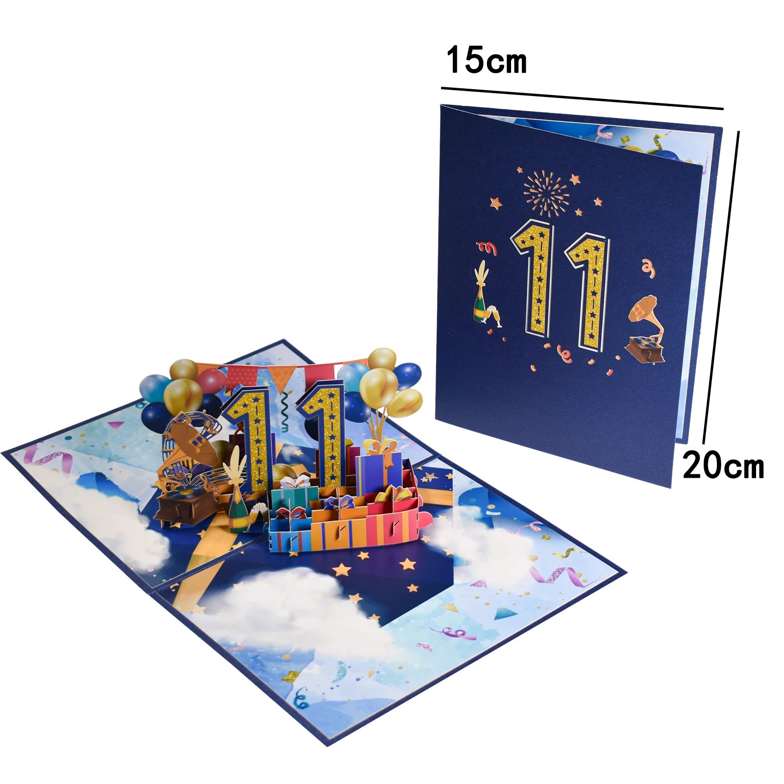 Anniversary & Birthday Pop-Up Number Card – 1st, 18th, 21st Celebration Greeting Card - Image 35
