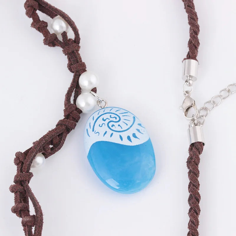 Disney Moana Ocean Necklace – Kawaii Cartoon Cosplay Jewelry for Girls & Kids - Image 3