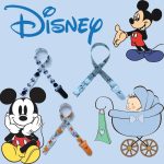 Disney Mickey Cartoon Baby Pacifier Clip – Soft & Comfortable Soothing Chain for Infants