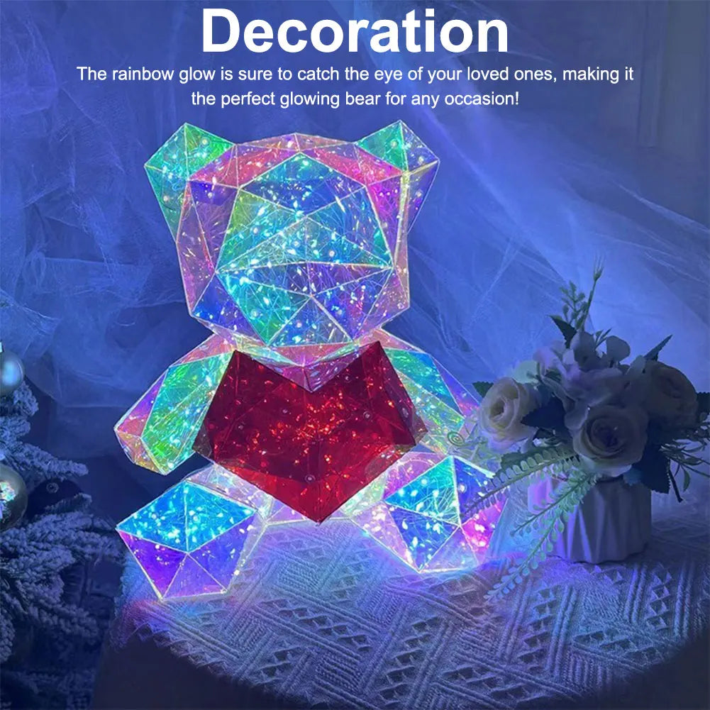 LED Light Up Teddy Bear Doll – Romantic Glowing Plush Toy for Valentine’s, Birthday & Anniversary - Image 6