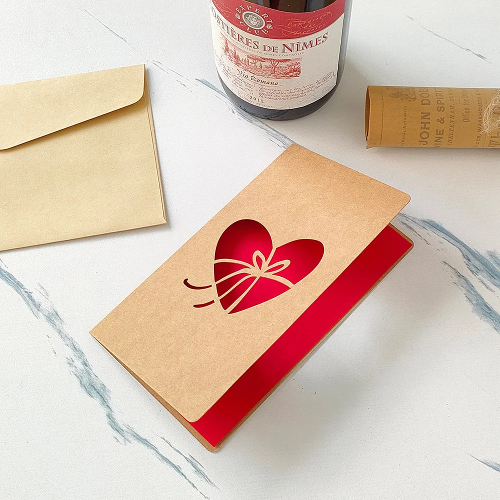 3D Pop-Up Love Card with Envelope – Handmade Greeting Card for Couples - Image 20