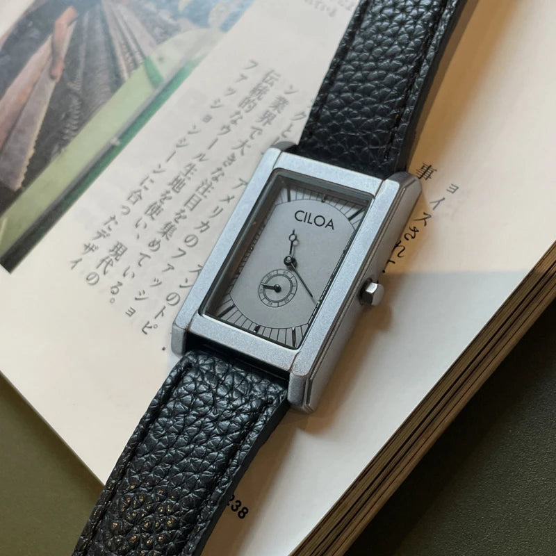 Luxury Tank Square Watch for Men – Quartz & Automatic Vintage Style Wristwatch - Image 4