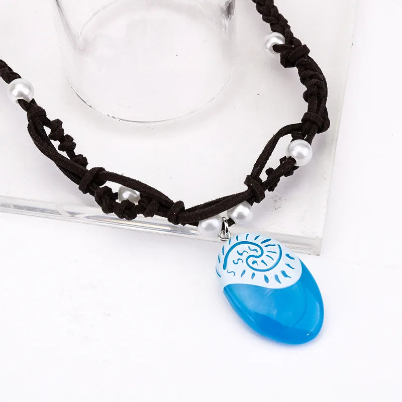 Disney Moana Ocean Necklace – Kawaii Cartoon Cosplay Jewelry for Girls & Kids - Image 4