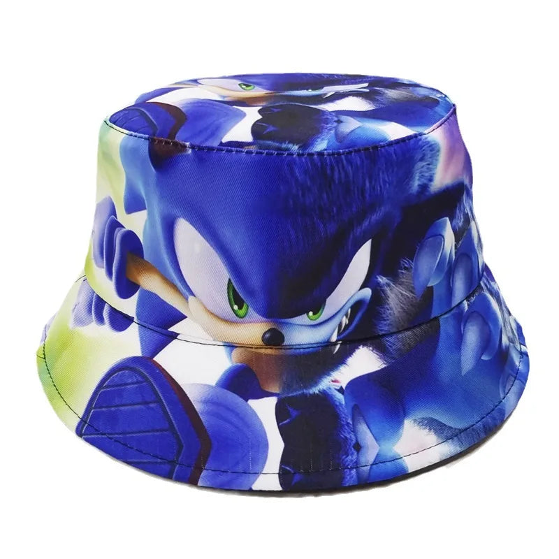 Sonic the Hedgehog Kids Fisherman Hat – Cute Anime Sunshade Cap for Boys & Girls - Image 8