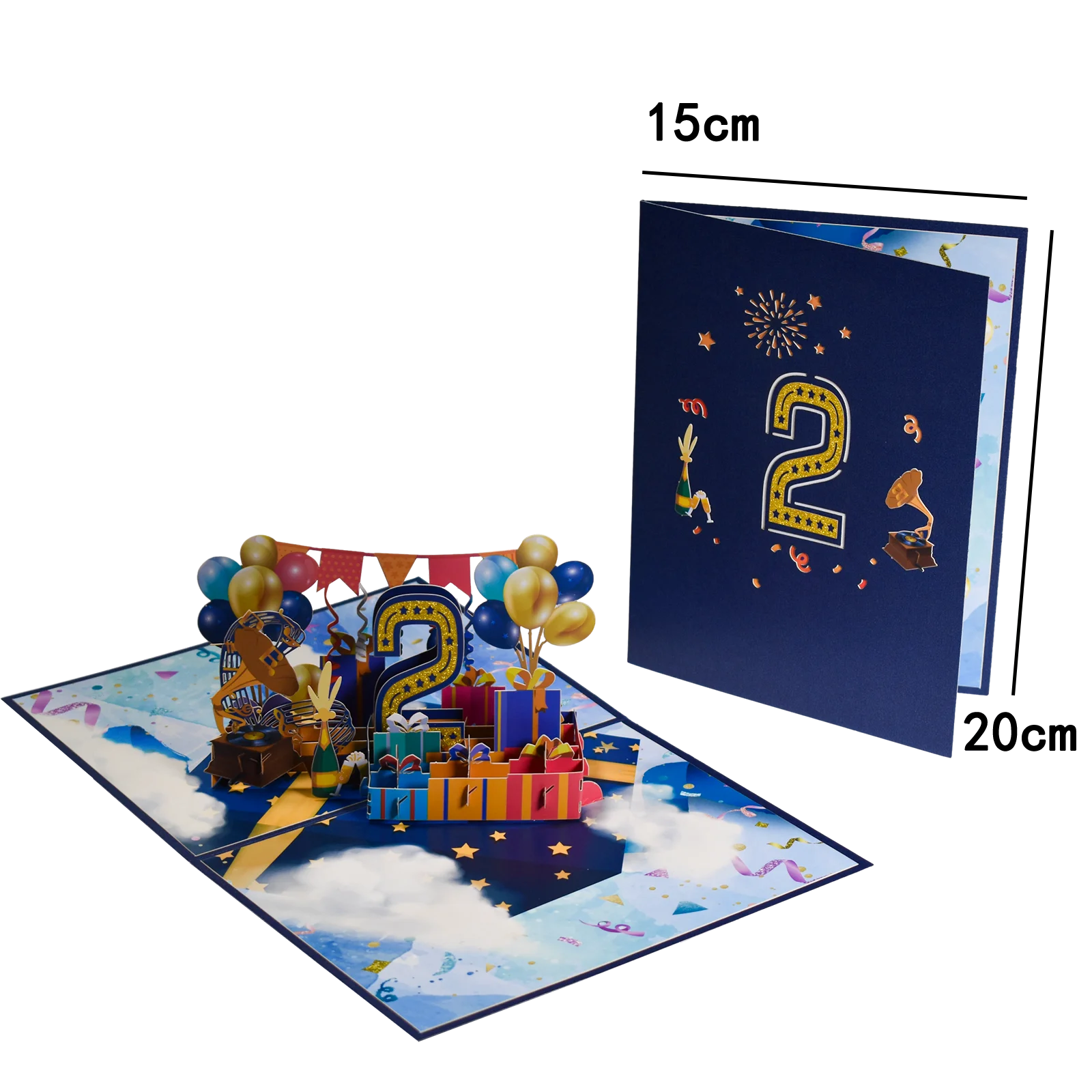 Anniversary & Birthday Pop-Up Number Card – 1st, 18th, 21st Celebration Greeting Card - Image 26