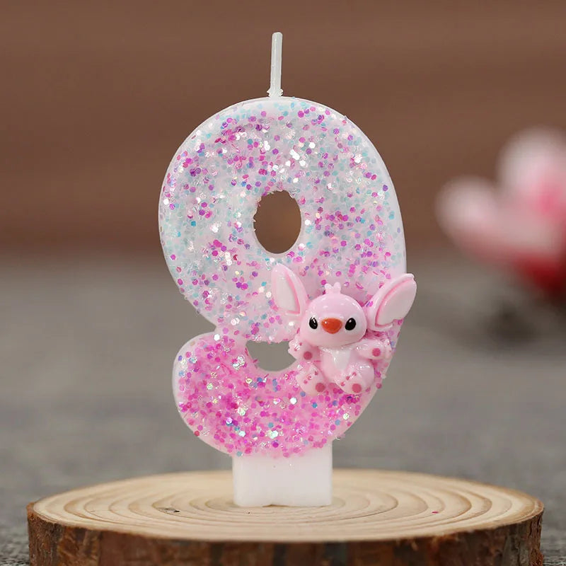 Disney Lilo & Stitch Digital Birthday Candle – Kawaii Stitch & Angel Party Decoration for Kids - Image 10