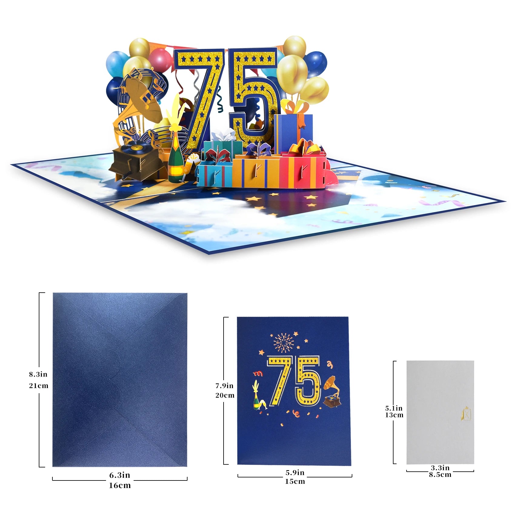 Anniversary & Birthday Pop-Up Number Card – 1st, 18th, 21st Celebration Greeting Card - Image 39