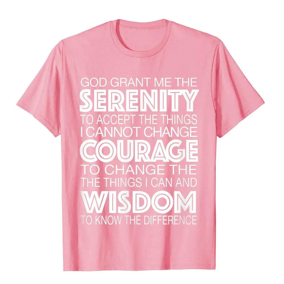 Serenity Prayer T-Shirt – Alcoholics Anonymous 12-Step Program Cotton Tee for Men - Image 9