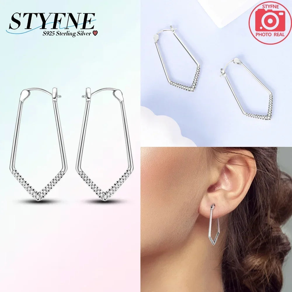 925 Sterling Silver Star, Moon & Sun Hoop Earrings – Infinity Love Golden Jewelry for Women - Image 15