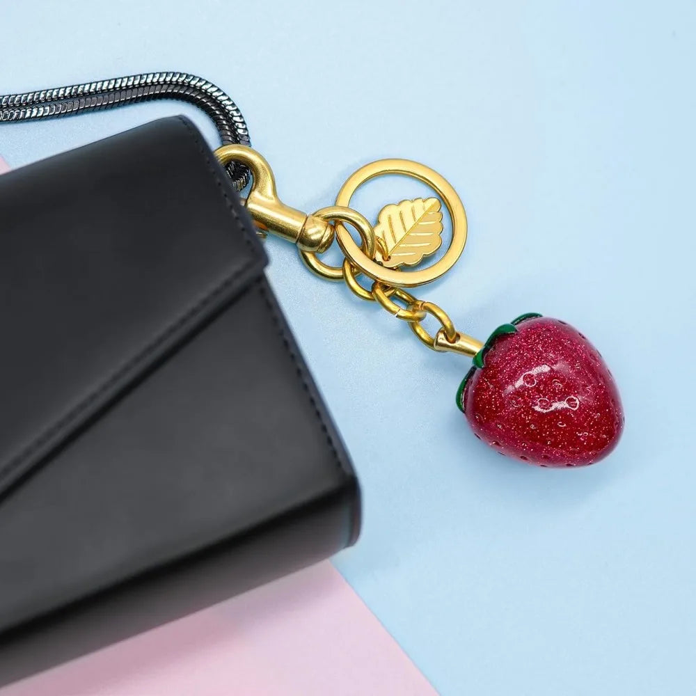 Cherry Keychain Bag Charm – Cute Fruit Accessory for Women & Girls - Image 4