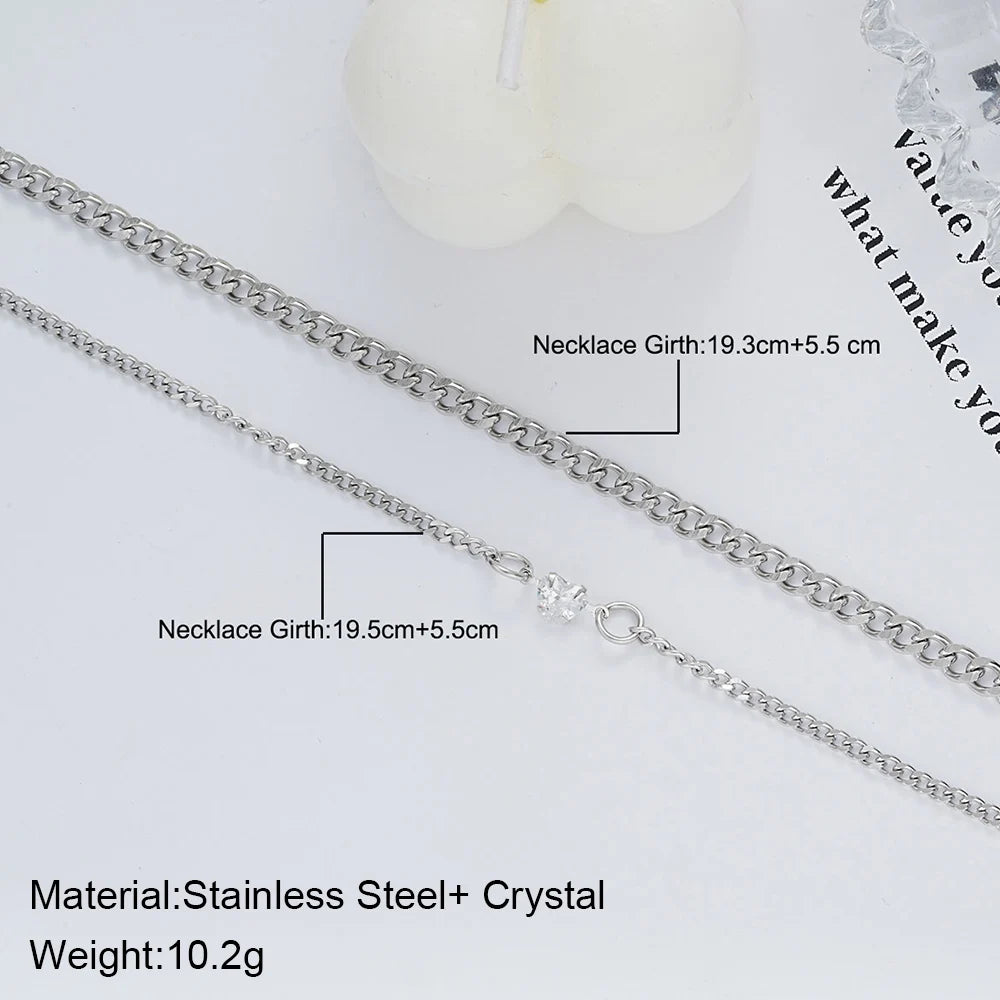 Simple Fashion Stainless Steel Bracelet Set - Image 4