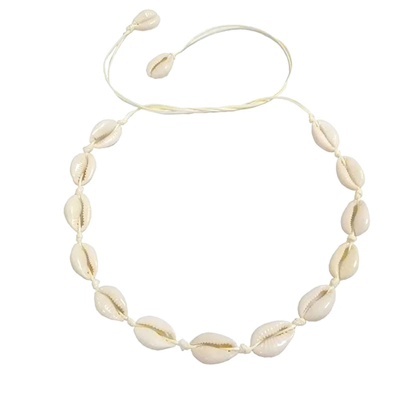 Boho Beach Shell Choker Necklace – Summer Fashion Jewelry for Women & Girls - Image 24