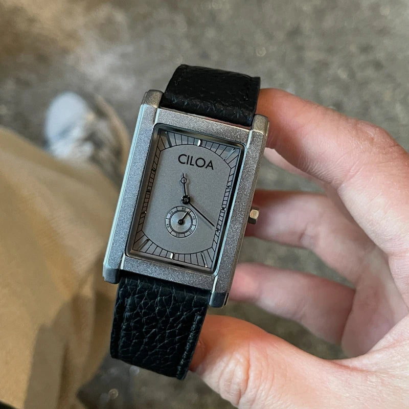 Luxury Tank Square Watch for Men – Quartz & Automatic Vintage Style Wristwatch - Image 5