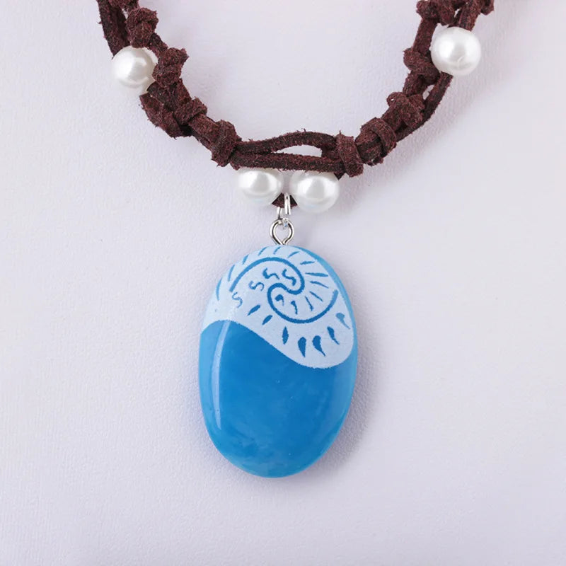 Disney Moana Ocean Necklace – Kawaii Cartoon Cosplay Jewelry for Girls & Kids - Image 9