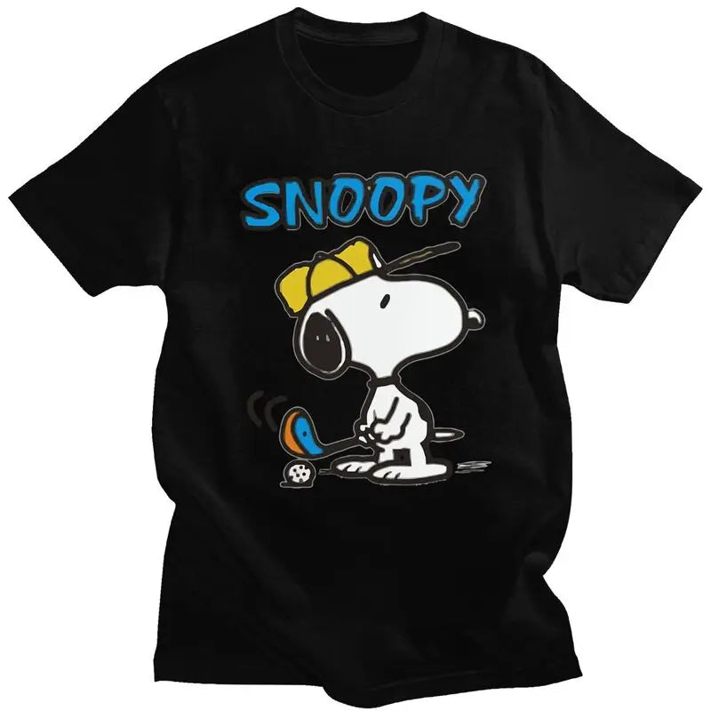 Snoopy Golf T-Shirt – Men’s Short Sleeve Urban Graphic Tee - Image 11
