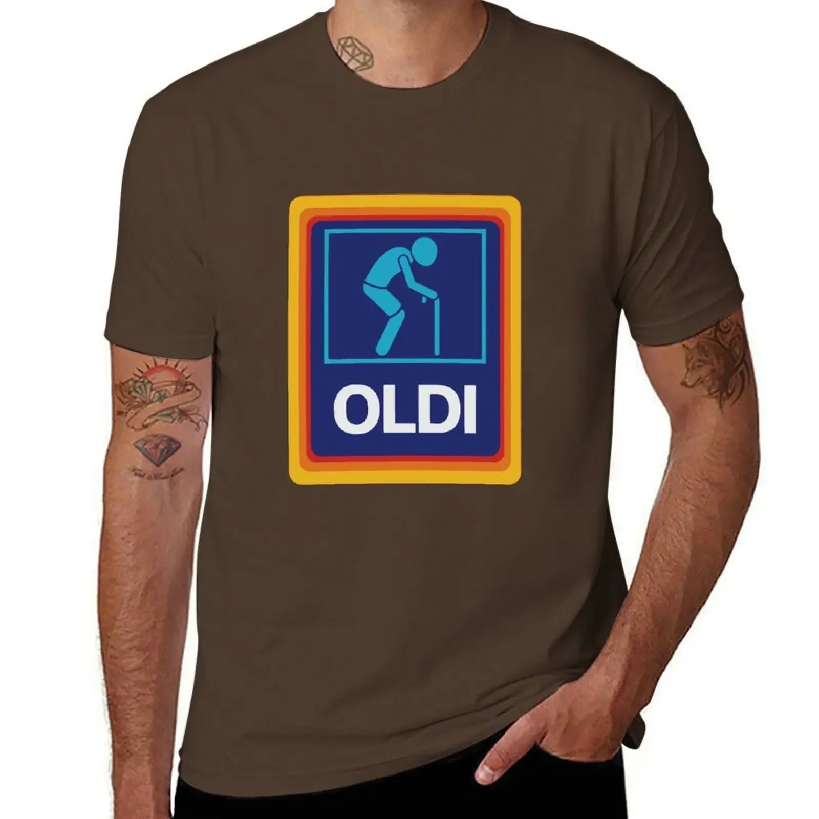 OLDI & ALDI Parody T-Shirt – Funny Oversized Tee for Dad, Grandpa, Husband, or Boyfriend - Image 11