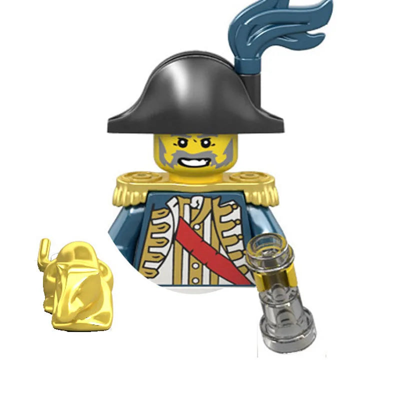 Pirates of the Caribbean Building Blocks Set – Mermaid Princess, Syrena, Sailor, Barbosa & Imperial Navy Figures - Image 8