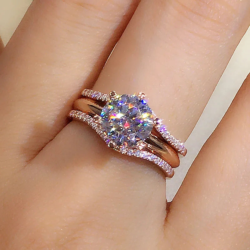 Unique Rose Gold Color Rings - Image 4