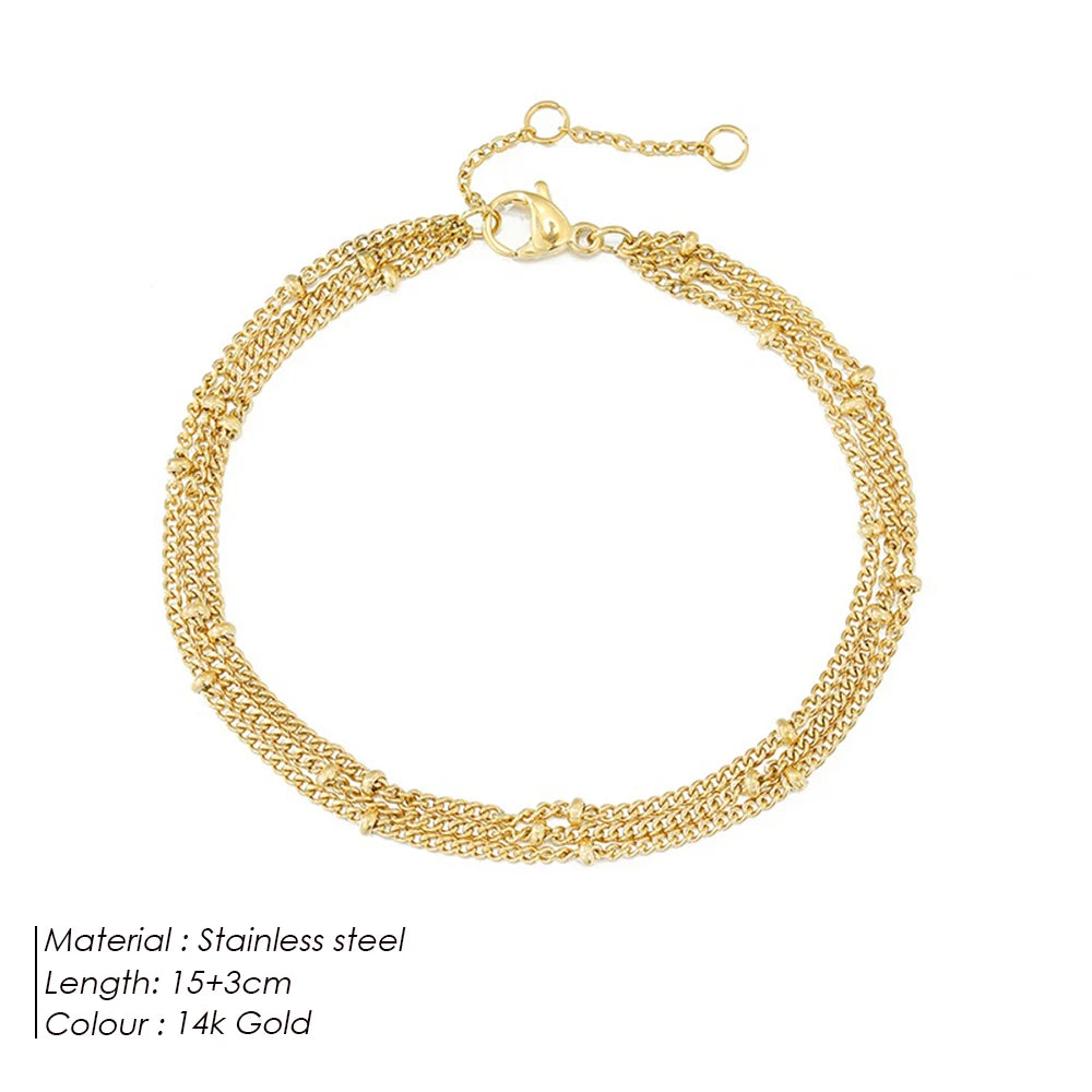 eManco Fine Bead Chain Bracelet – Simple & Versatile Stainless Steel Jewelry for Women - Image 10