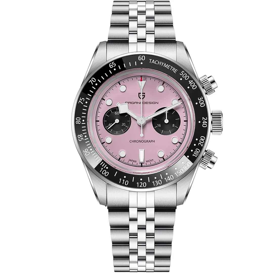 2025 New PAGANI DESIGN Panda Men's Quartz Chronograph Watch – Waterproof Timepiece with Sapphire Mirror & Ceramic Bezel - Image 7