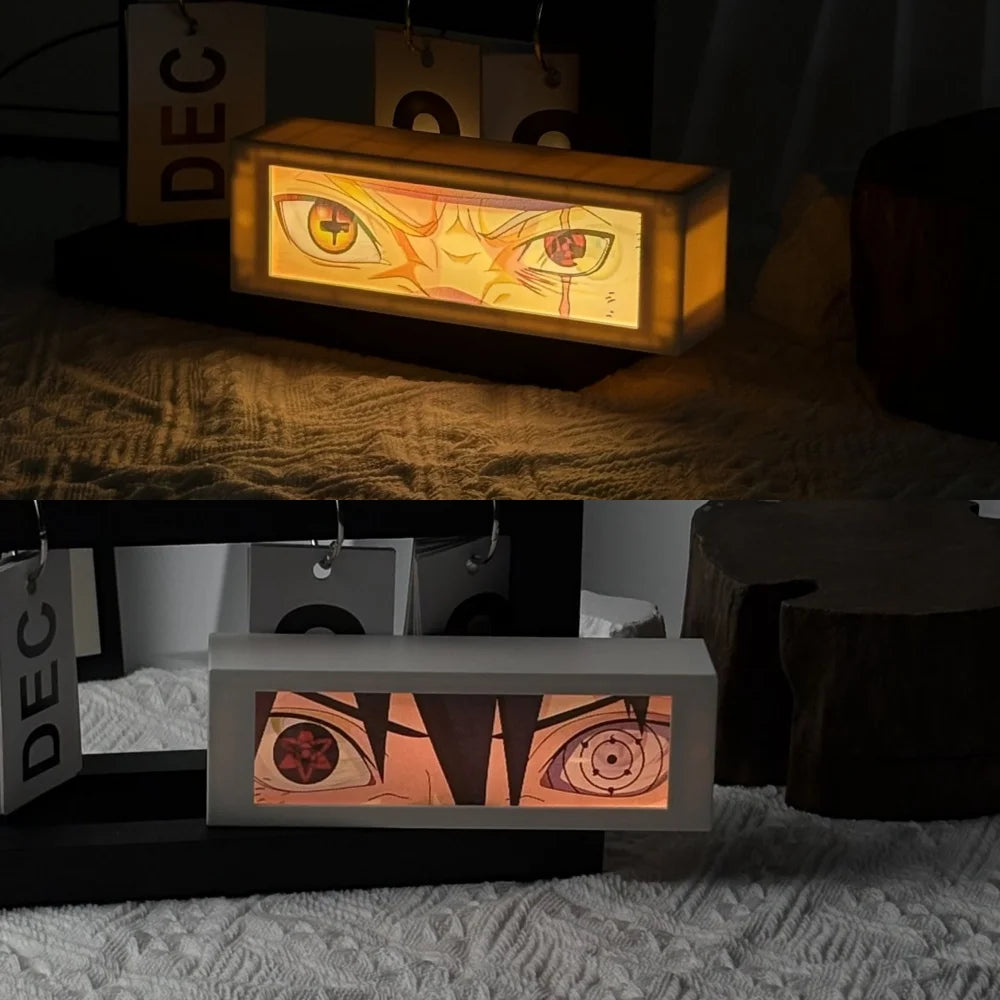 3D Anime Motion Night Light – LED Laser Engraved Lamp Box for Bedroom & Desk Decor - Image 15