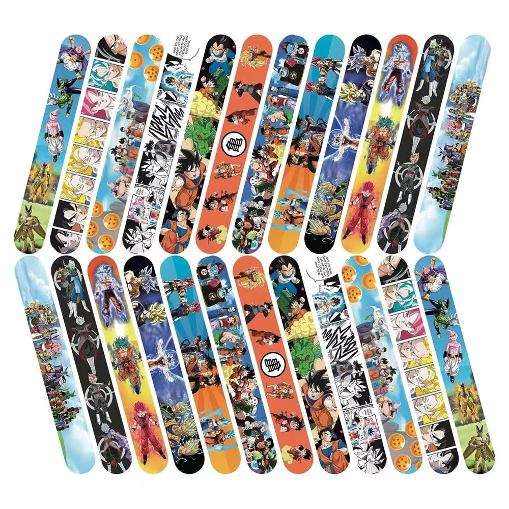 Dragon Ball Slap Bracelets – 12/24/36pcs Anime Party Favors for Kids’ Birthdays & Events - Image 4