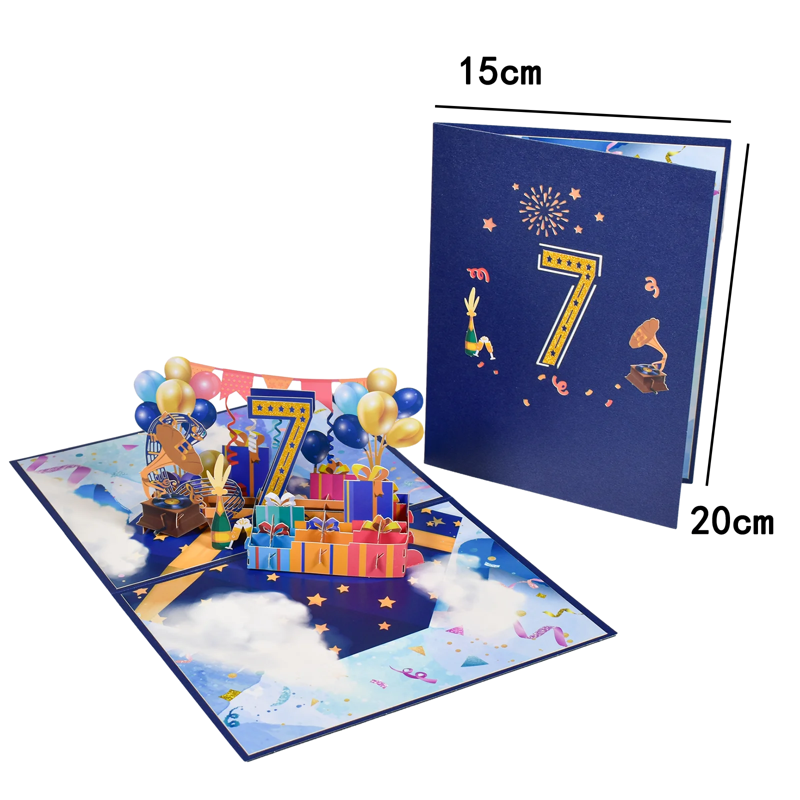 Anniversary & Birthday Pop-Up Number Card – 1st, 18th, 21st Celebration Greeting Card - Image 15