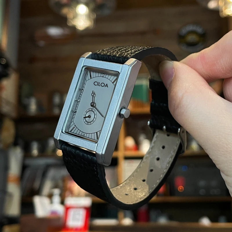 Luxury Tank Square Watch for Men – Quartz & Automatic Vintage Style Wristwatch - Image 6