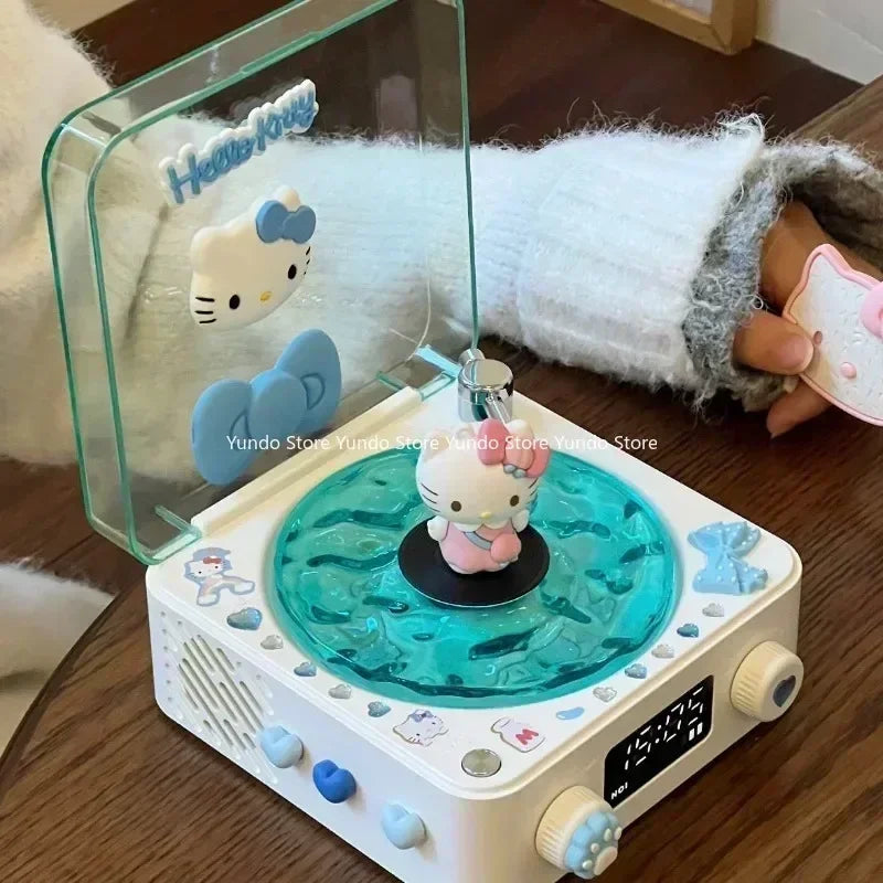 Hello Kitty DIY Retro Bluetooth Speaker – Kawaii White Noise Sleep Aid with RGB Light - Image 4