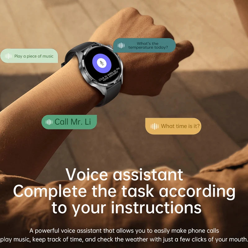 GT5 PRO Smart Watch for Men – 2024 AMOLED Display, Bluetooth Call, GPS, NFC & Compass - Image 3