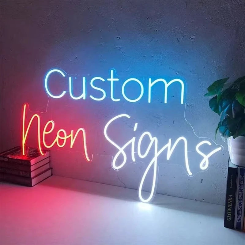 Custom Private Neon Signs – Dimmable LED Light for Home, Events, or Business Branding
