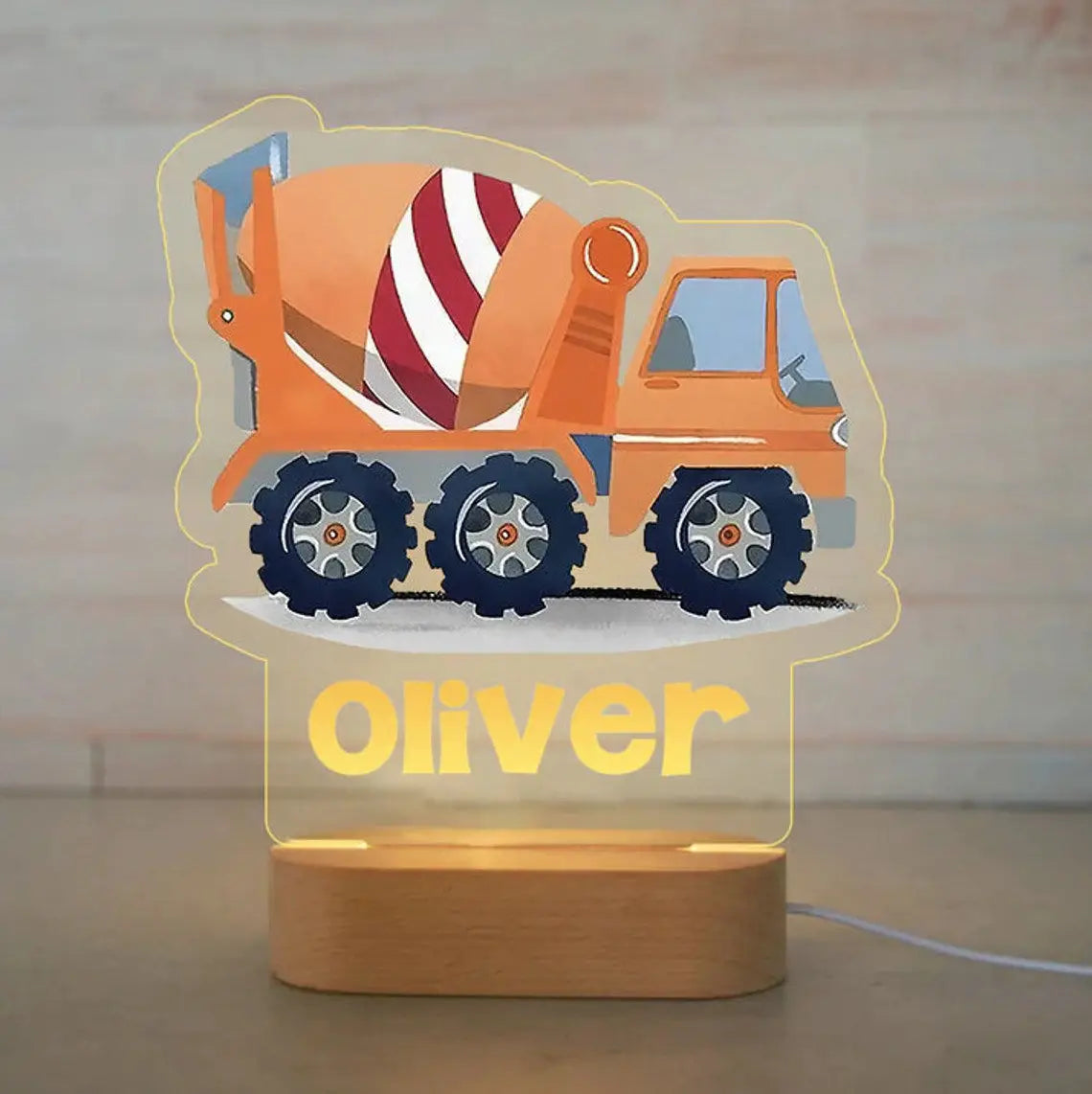 Personalized Animal Night Light – Custom Name Acrylic Lamp for Kids & Baby Room Décor - Image 39