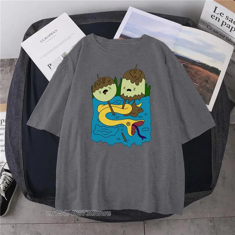 Marceline & Princess Bubblegum Kawaii T-Shirt – Funny 90s-Inspired Gift Tee for Men & Women - Image 11