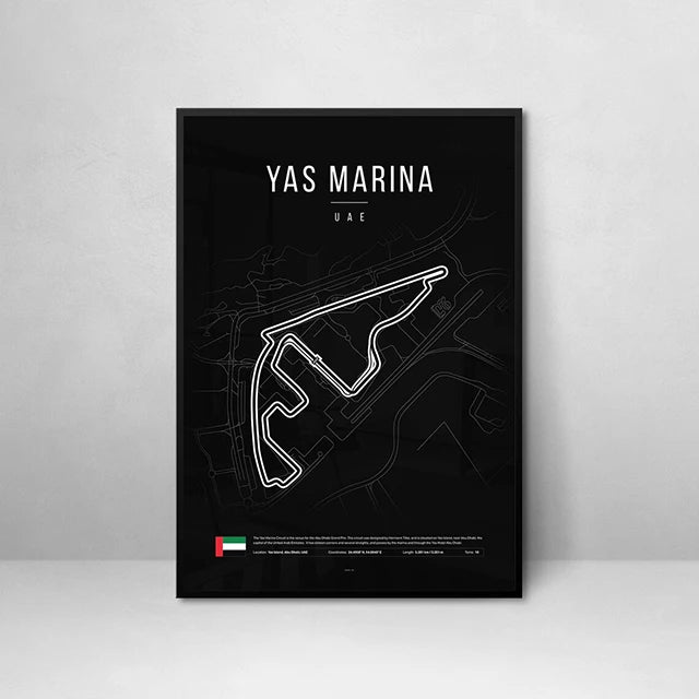 ROSHK F1 World Race Track Canvas Print – Modern Wall Art Poster for Racing Fans - Image 42